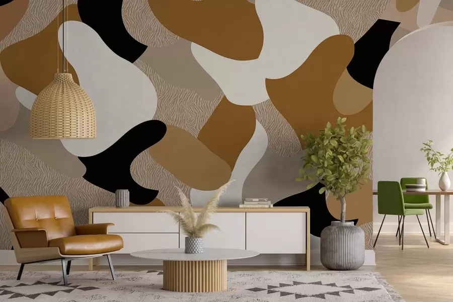 Papier peint photo formes abstraites et textures w04629