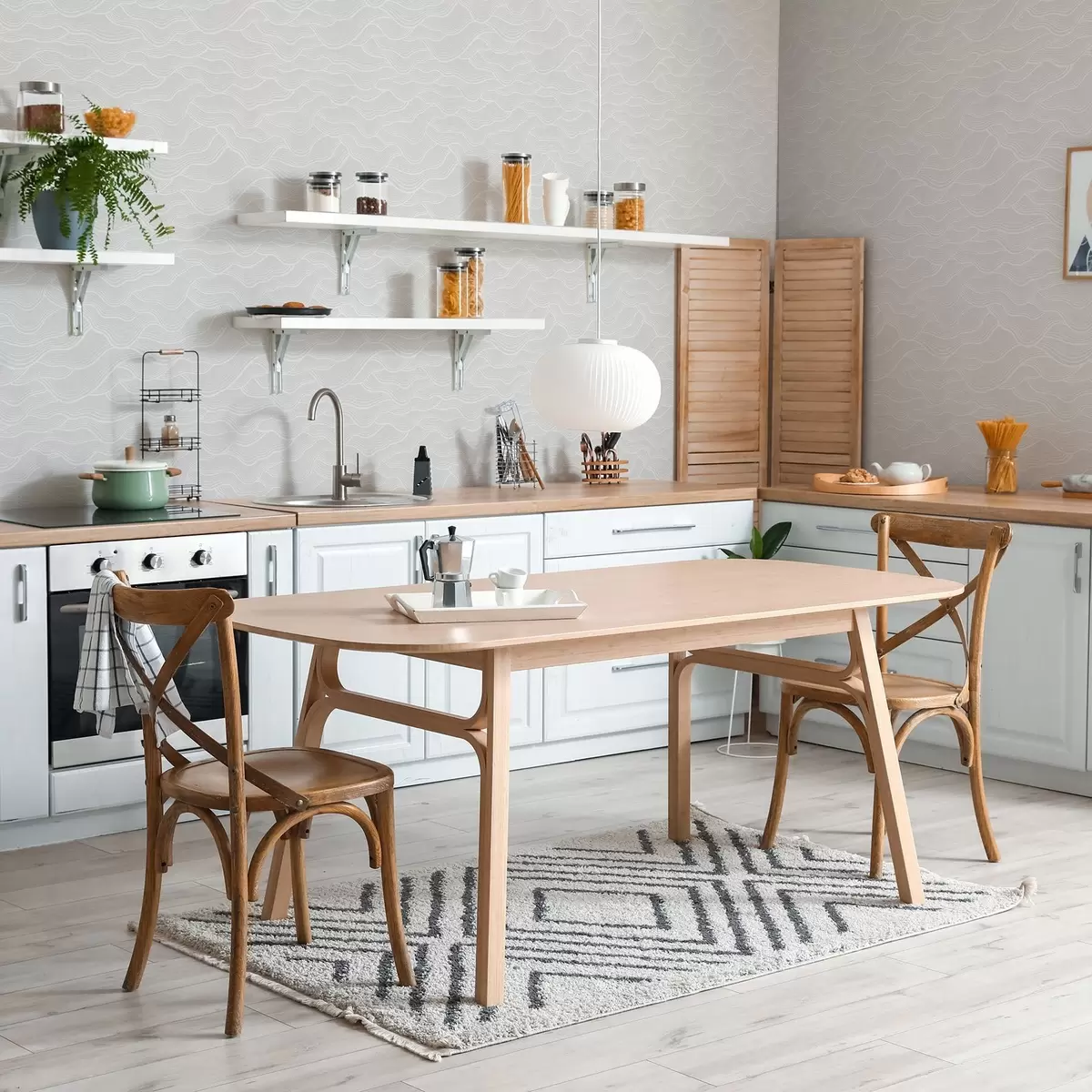 Behang Zeer lichte grijze golven met een fijn lijngericht ritme a00682