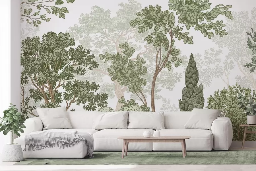 Fotobehang Bomen w04851