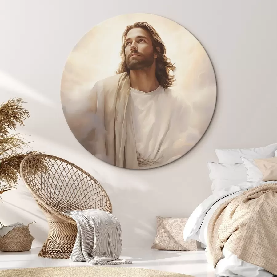  Schilderijen Jezus tussen de wolken r46445