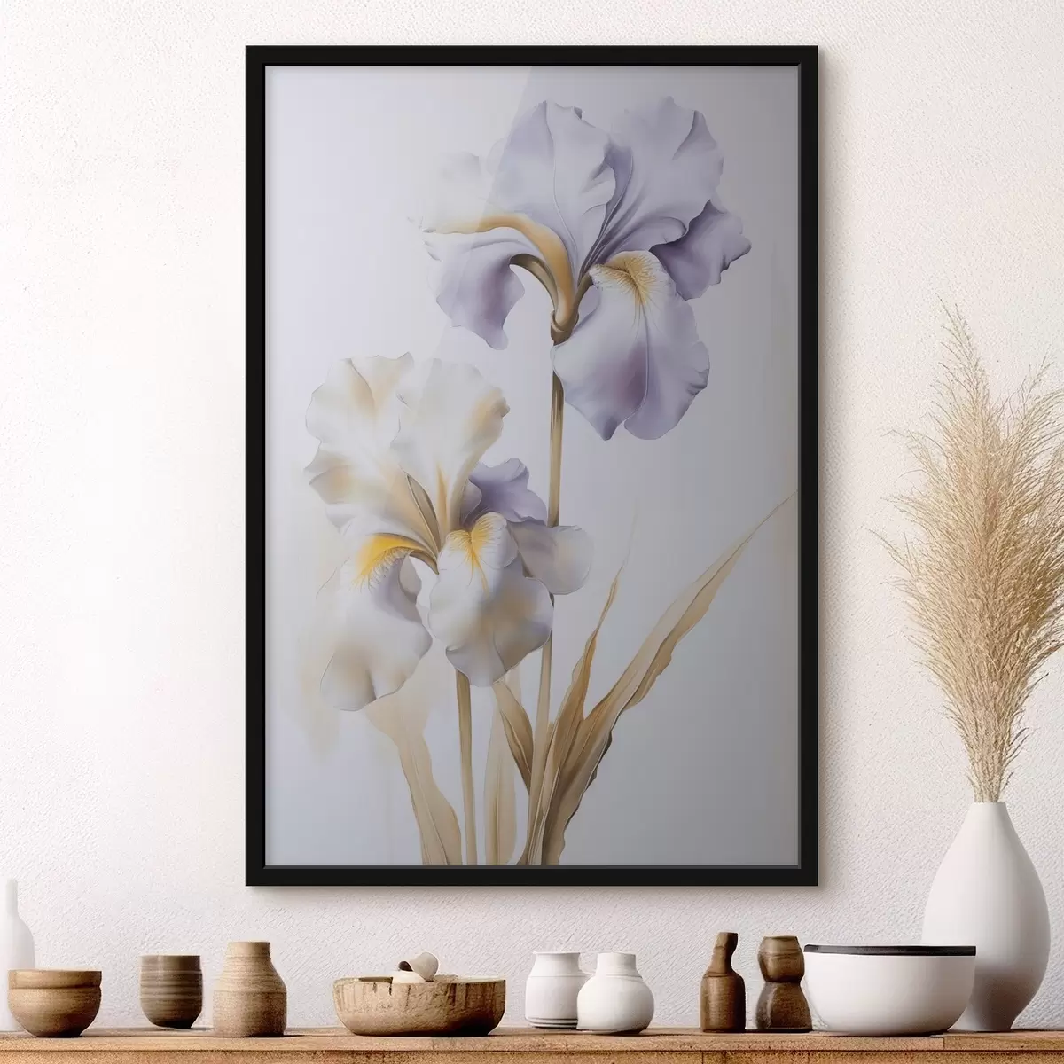 Affiche Iris  peinture imitation f46440