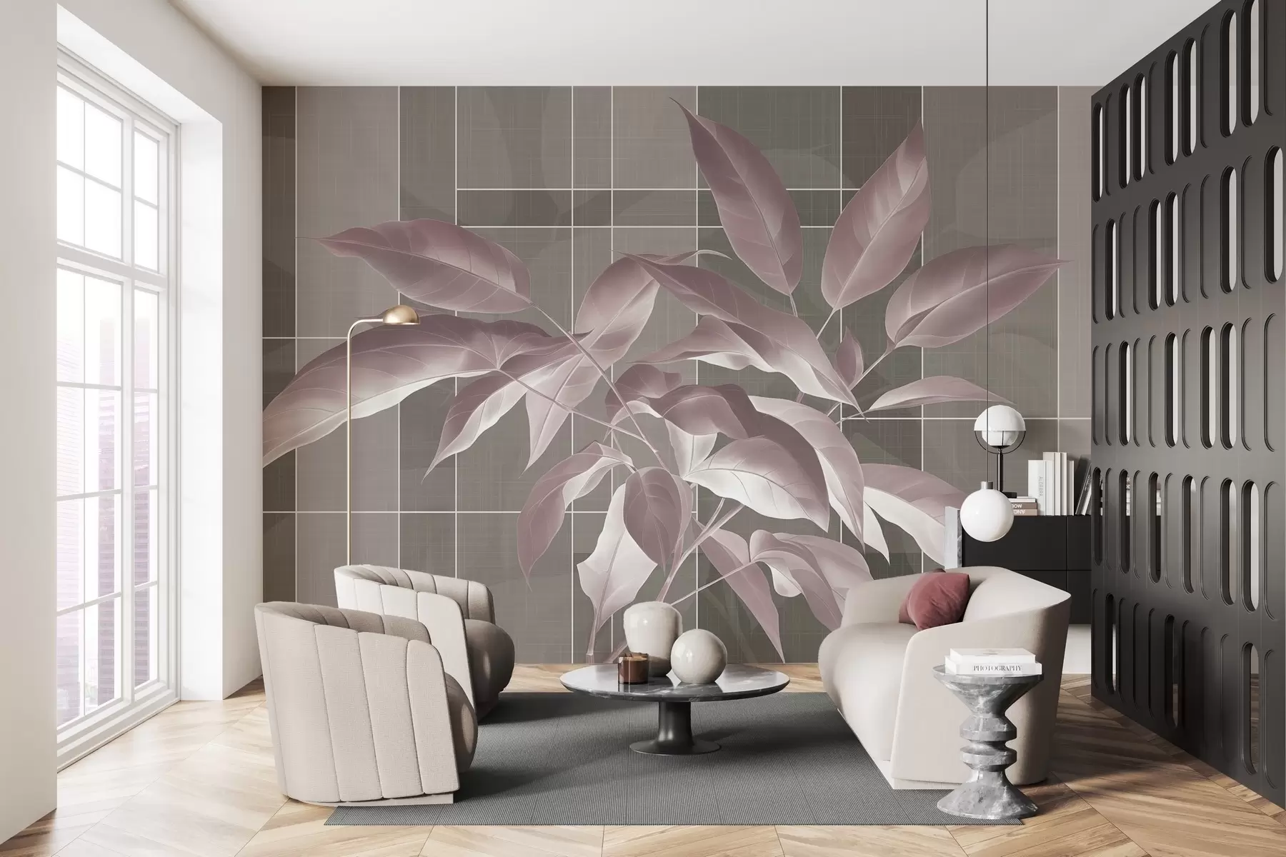 Fotobehang Sierlijke boomtak w04840v2