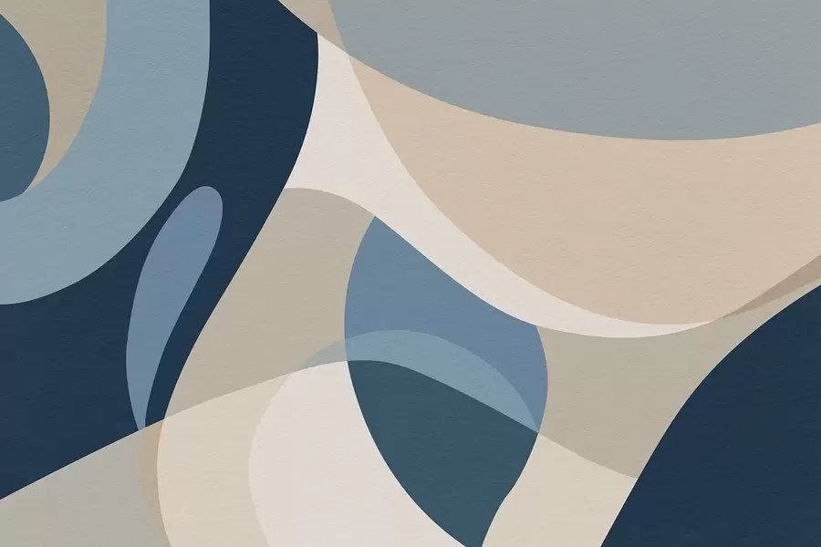 Papier peint photo Abstraction géométrique w04843