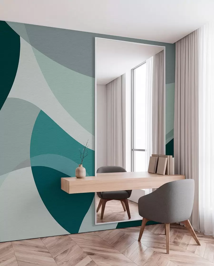 Fotobehang Geometrische abstractie w04843v2