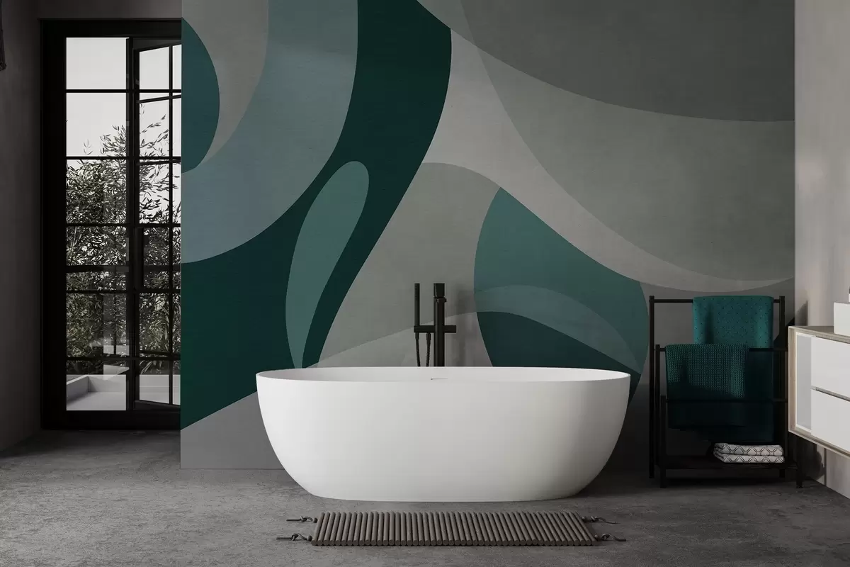 Fotobehang Geometrische abstractie w04843v2