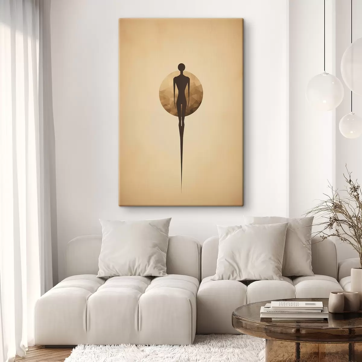  Peintures Silhouette abstraite s46356