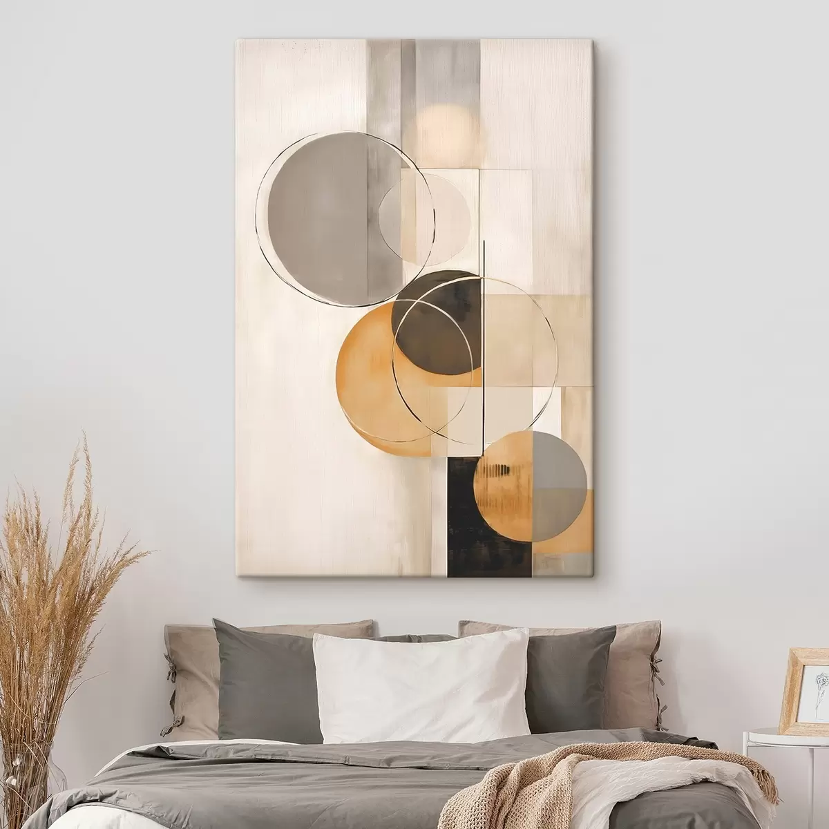  Peintures Abstraction géométrique avec des cercles s46358