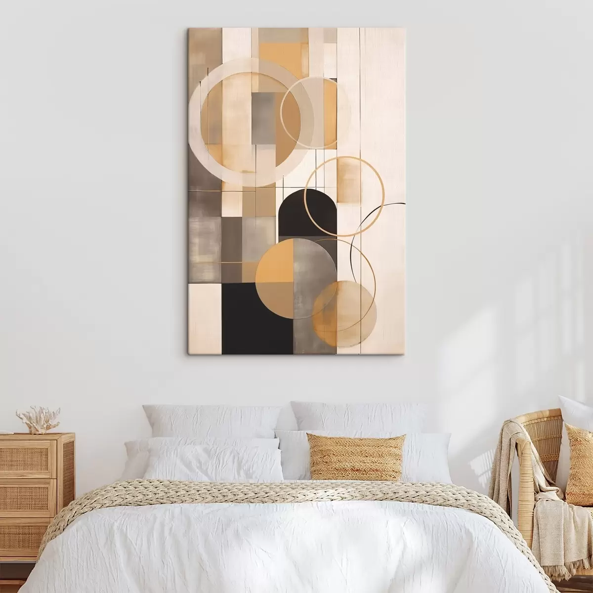  Peintures Abstraction géométrique avec des cercles s46359