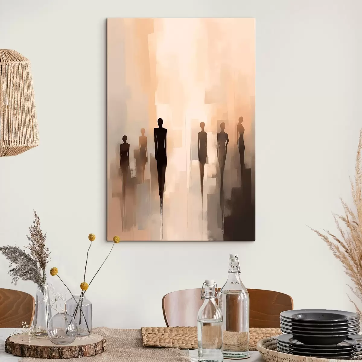  Schilderijen Abstracte silhouetten s46451