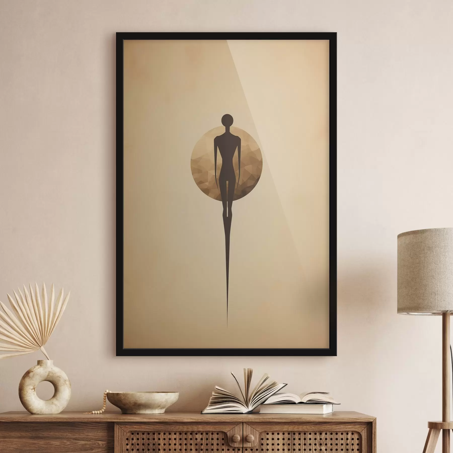 Papier peint photo Silhouette abstraite f46356