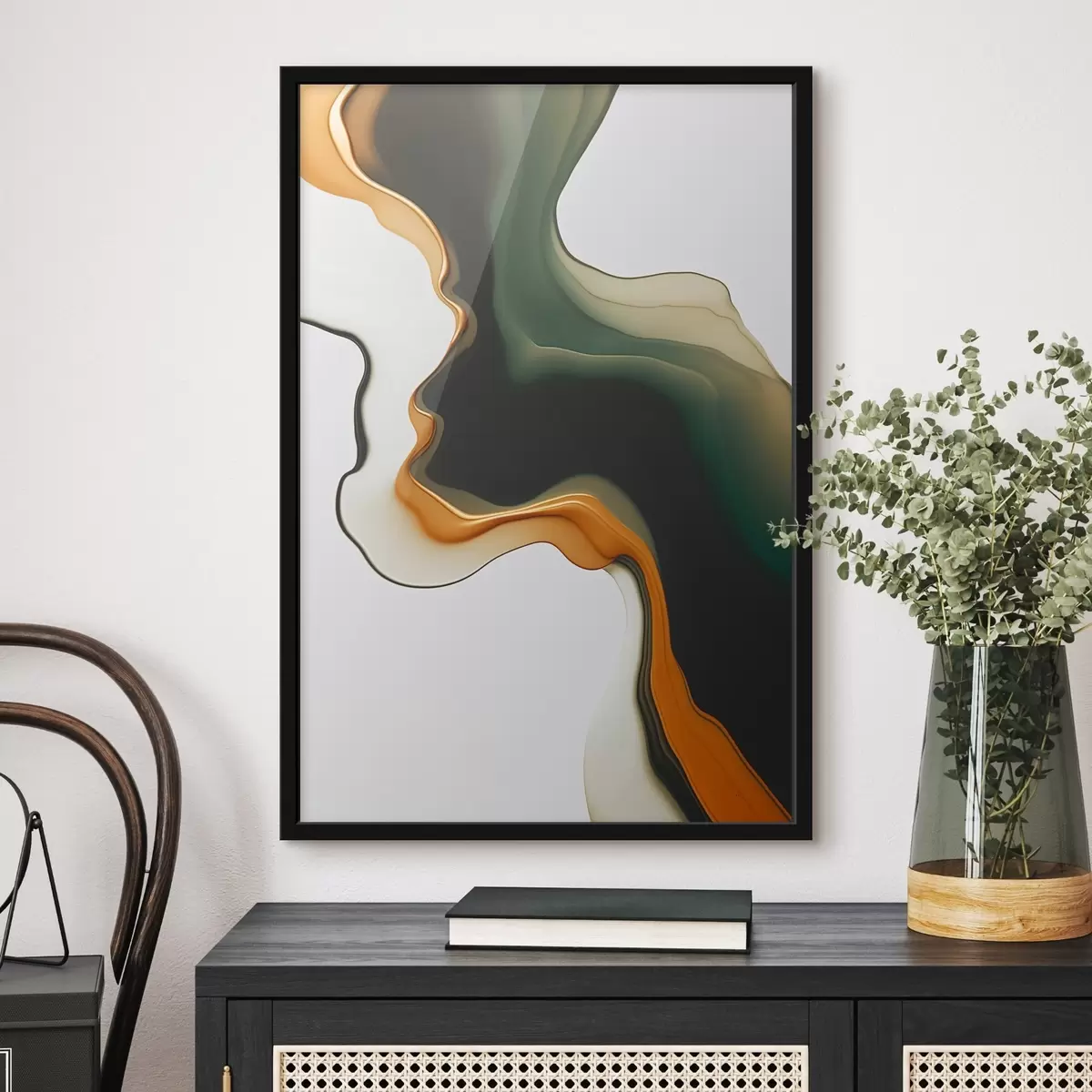 Affiche Vague abstraite f46449