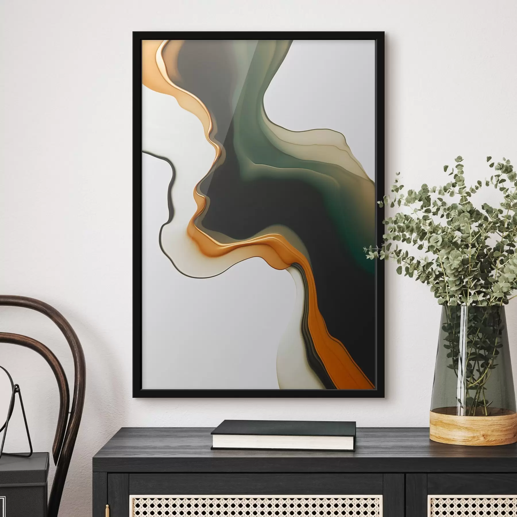 Papier peint photo Vague abstraite f46449