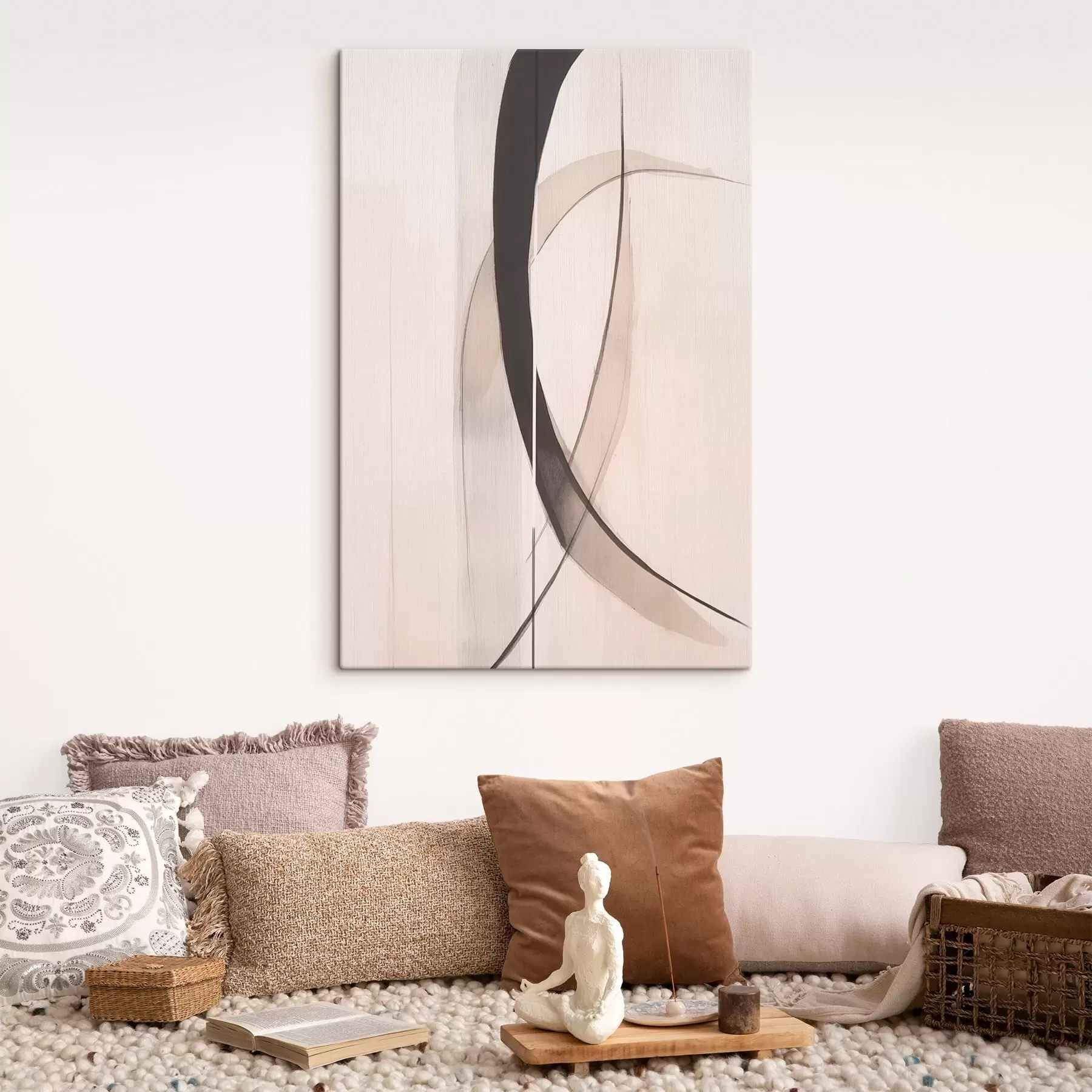  Peintures Calligraphie élégante. Abstraction. s46468