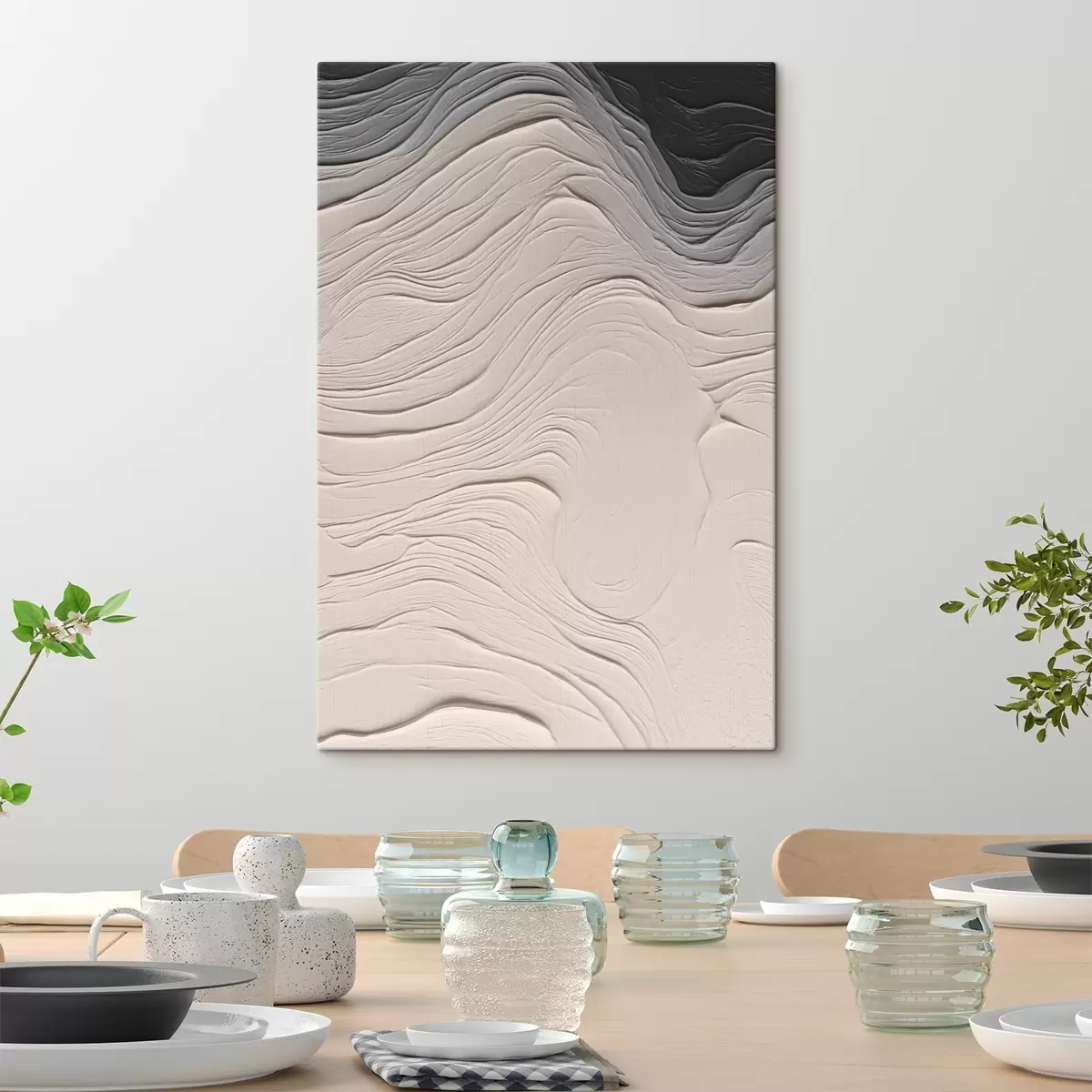  Schilderijen Golvende textuur s46474