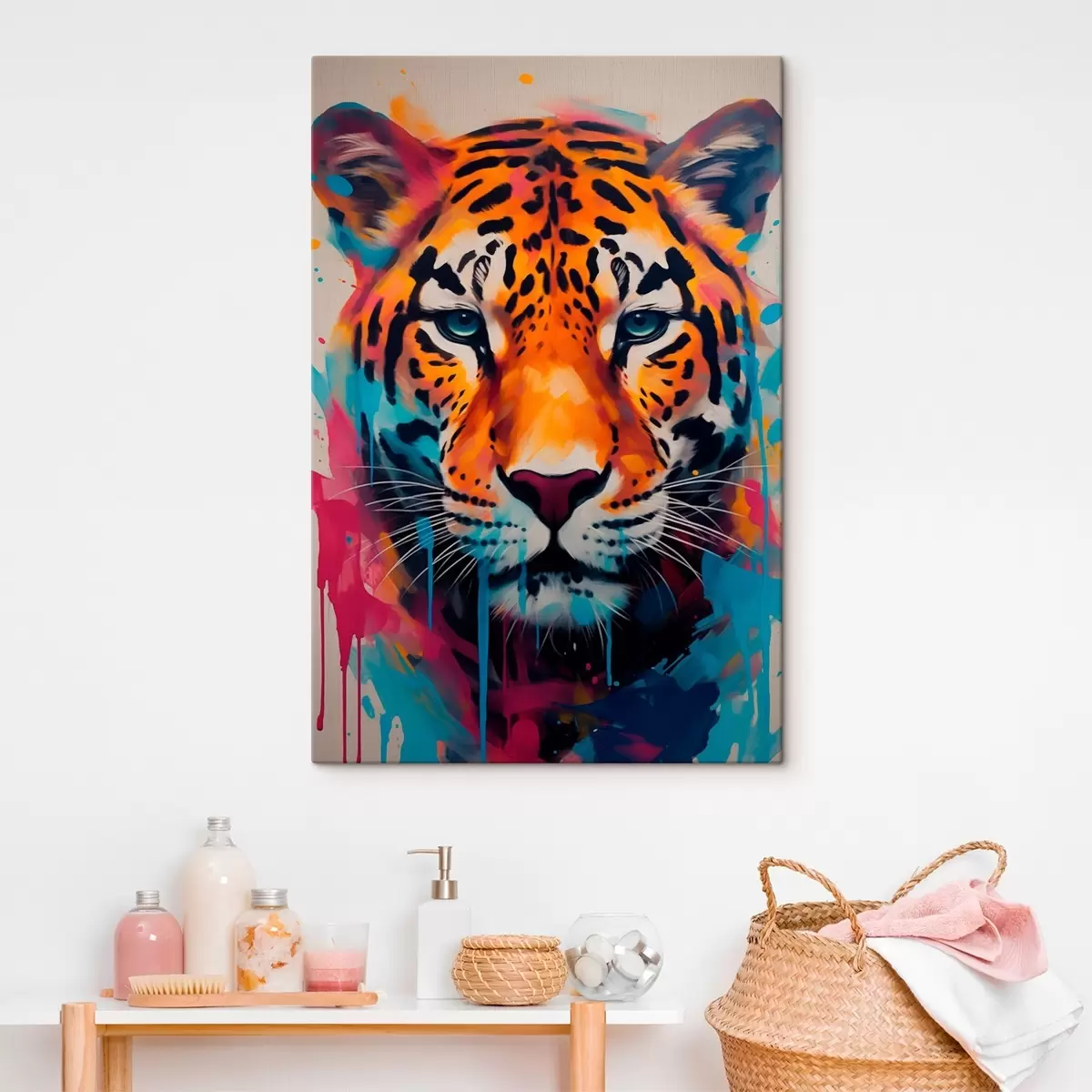  Schilderijen Straatkunststijl jaguar s46476