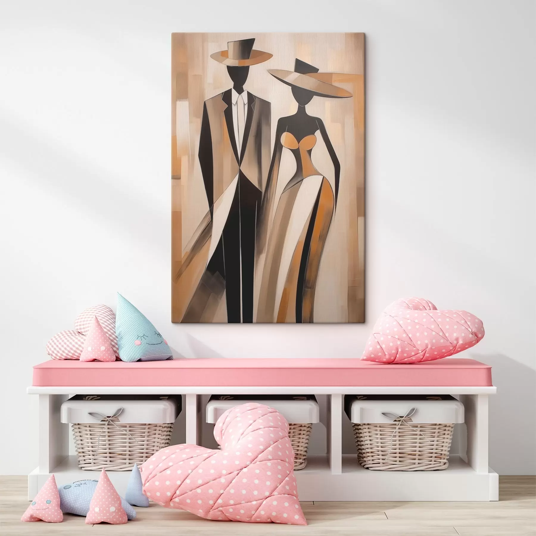  Peintures Silhouettes de couple s46477