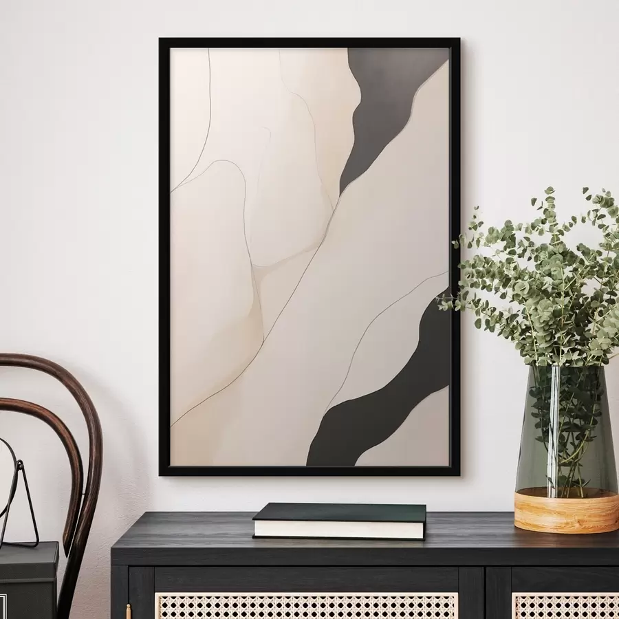 Papier peint photo Abstraction des contours f46470