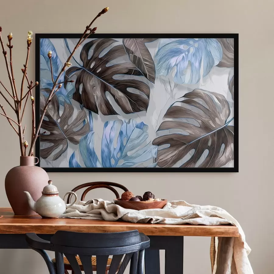 Papier peint photo Feuilles f46472