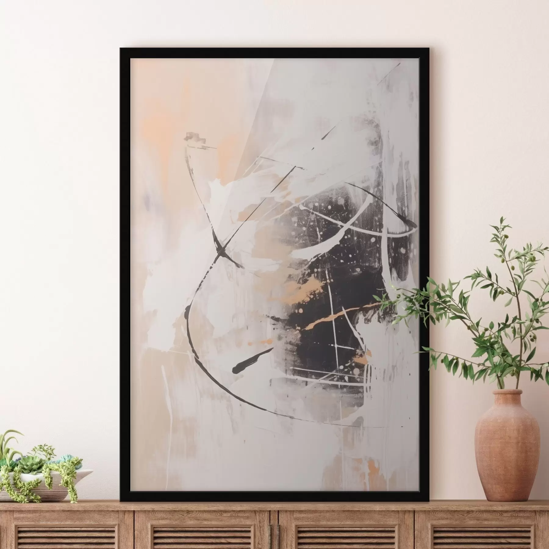 Fotobehang Contrasterend expressionisme f46557