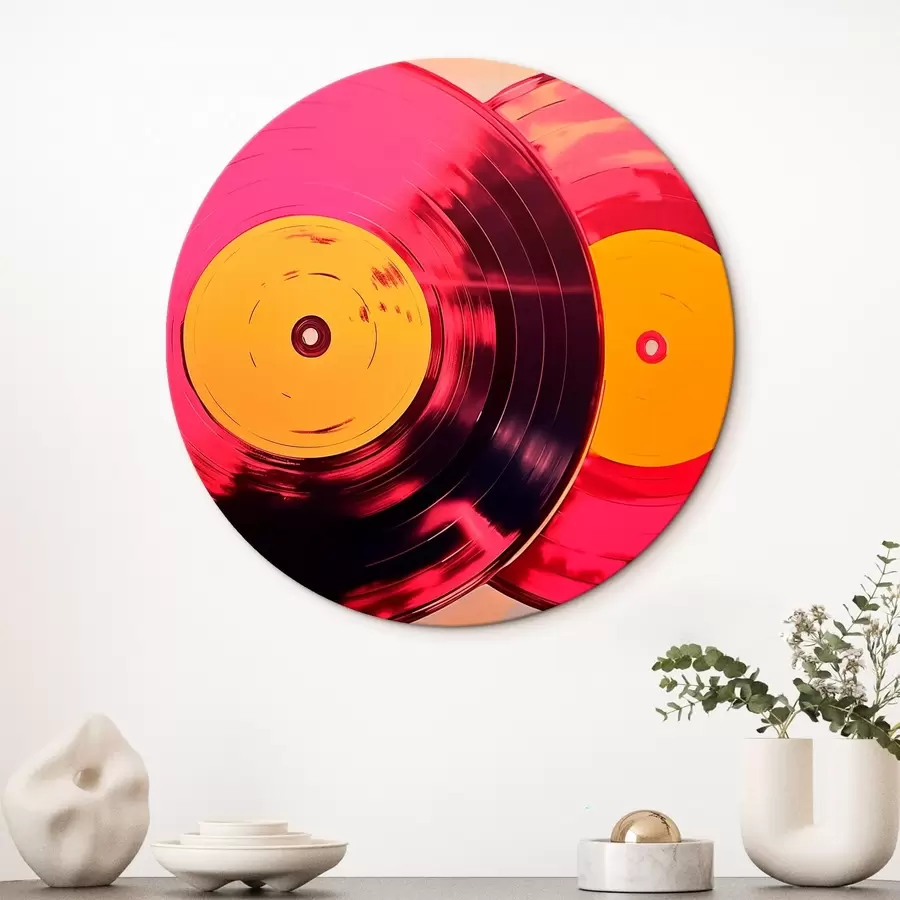  Peintures Disques vinyles colorés r46459