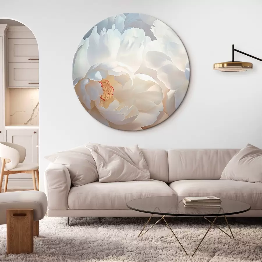  Schilderijen Grote witte pioenrozen r46560