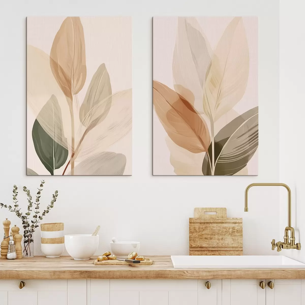  Schilderijen Bladeren m00945