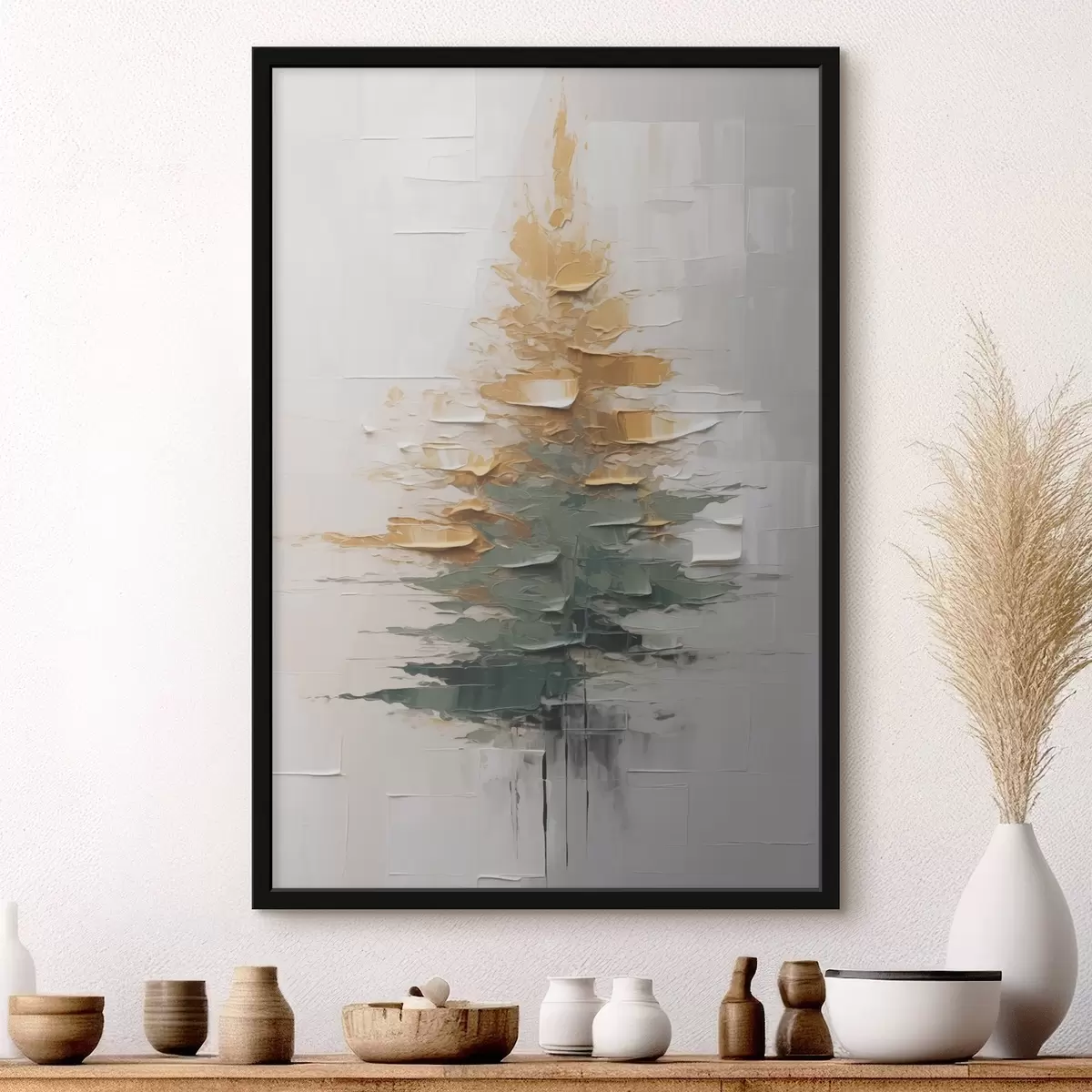 Affiche Épinette abstraite f46570
