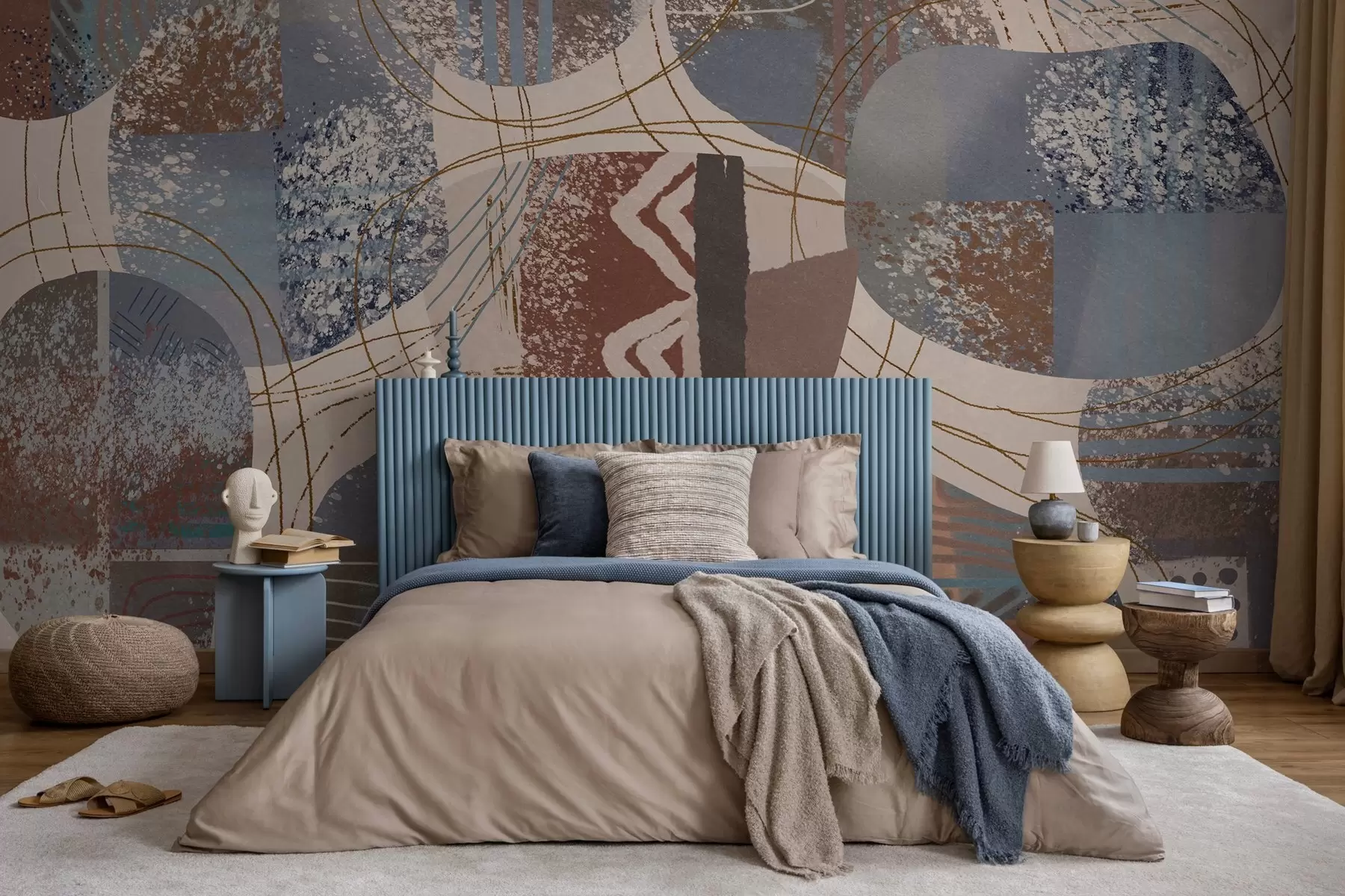 Fotobehang hedendaagse abstractie w04871