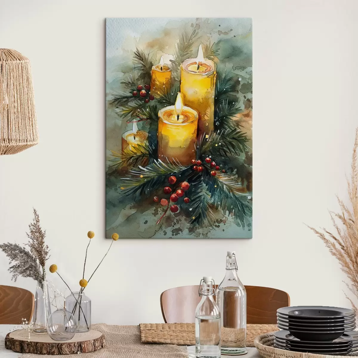  Schilderijen Kerstkaarsen s46585