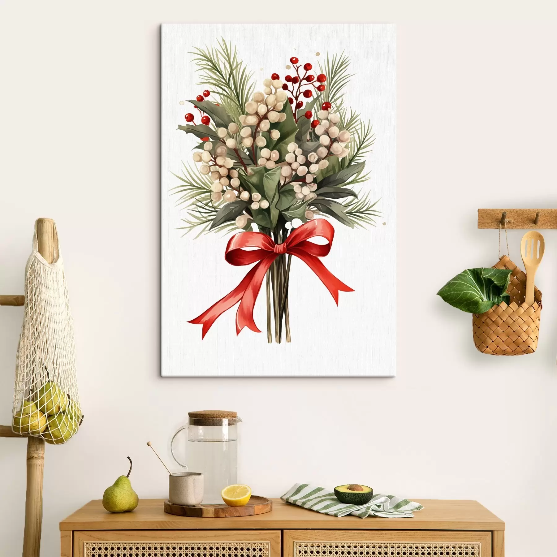  Schilderijen Kerstmis maretak s46596