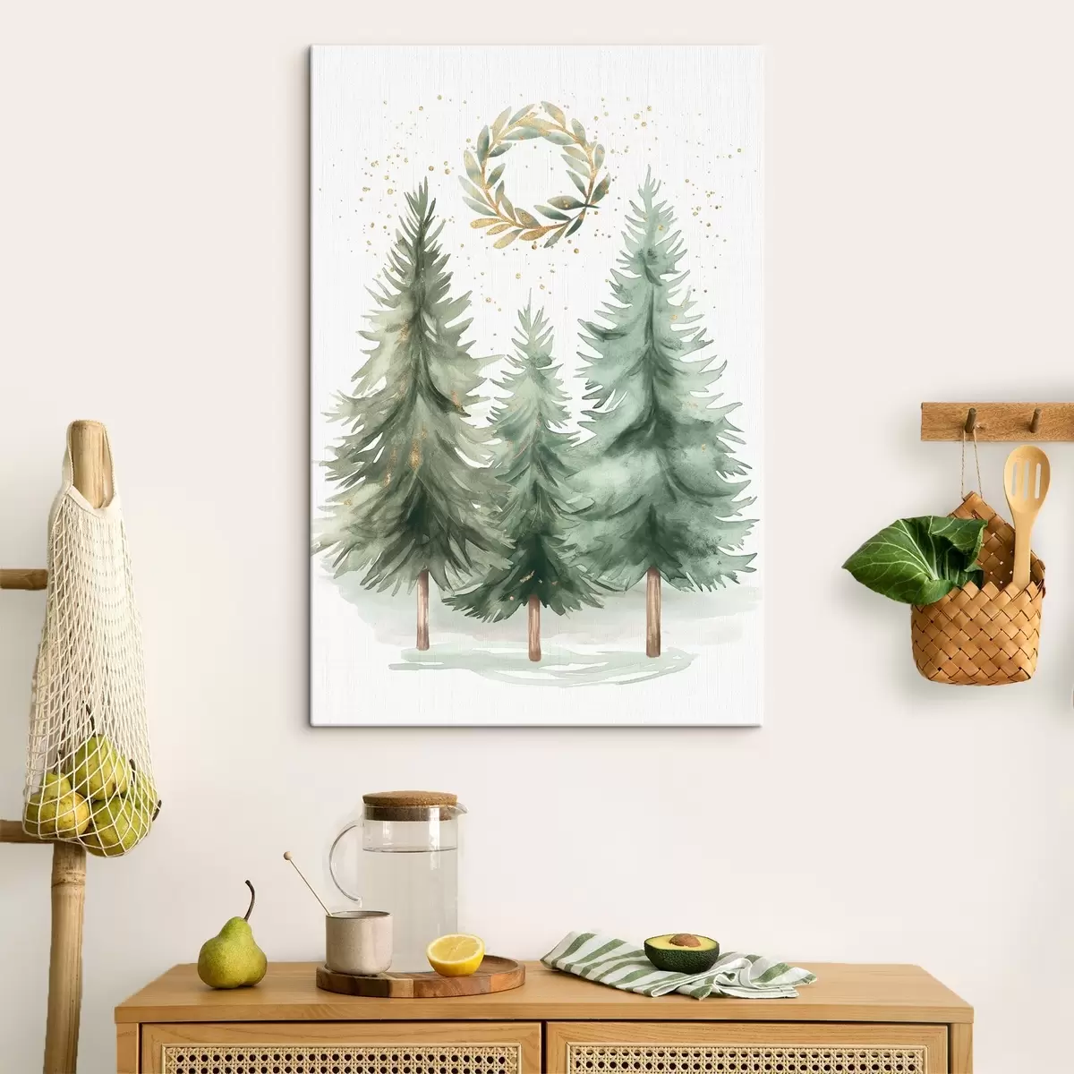  Schilderijen Kerstbomen s46609