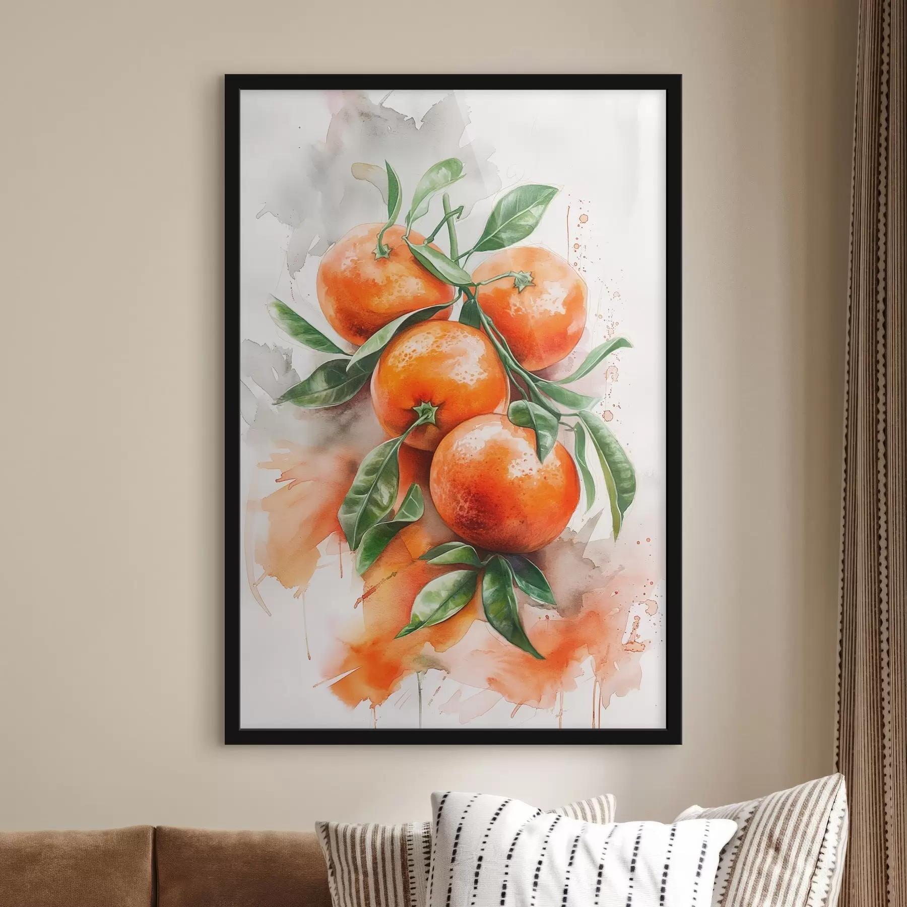 Papier peint photo Mandarines mûres f46586