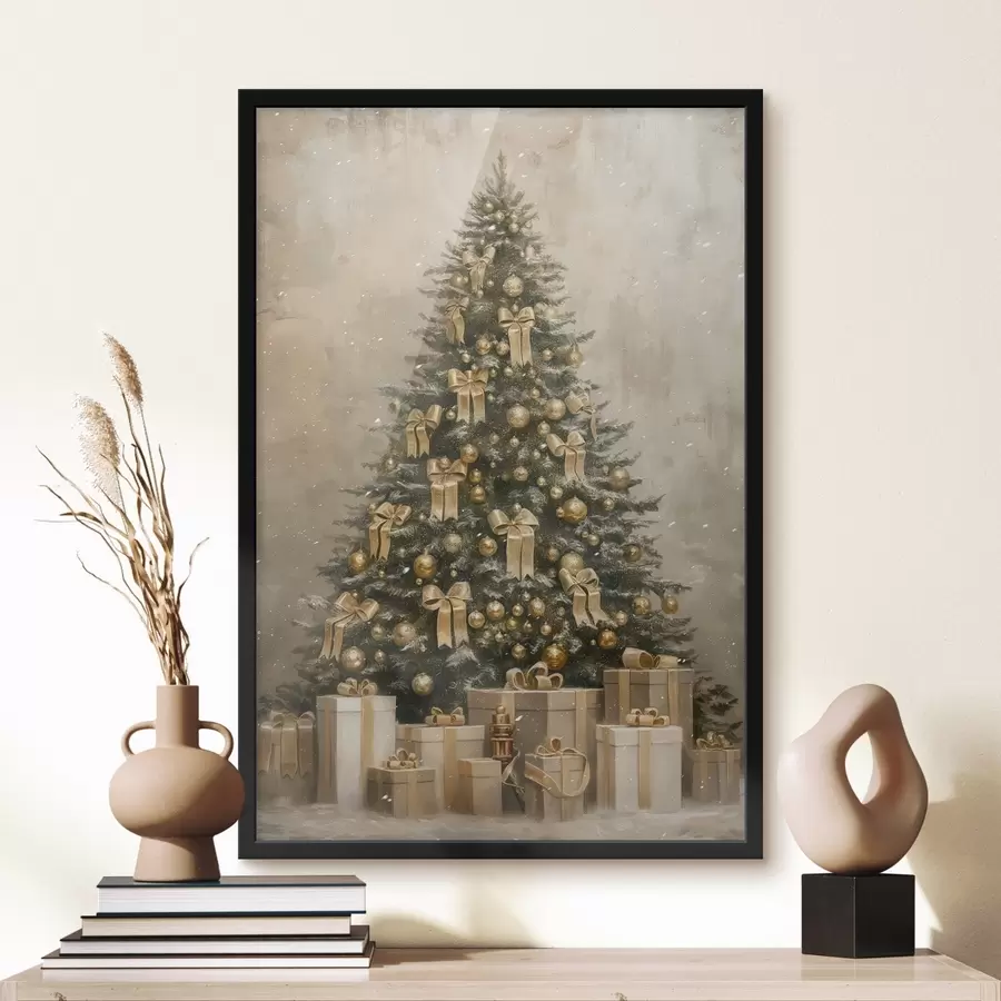 Fotobehang Kerstochtend f46595