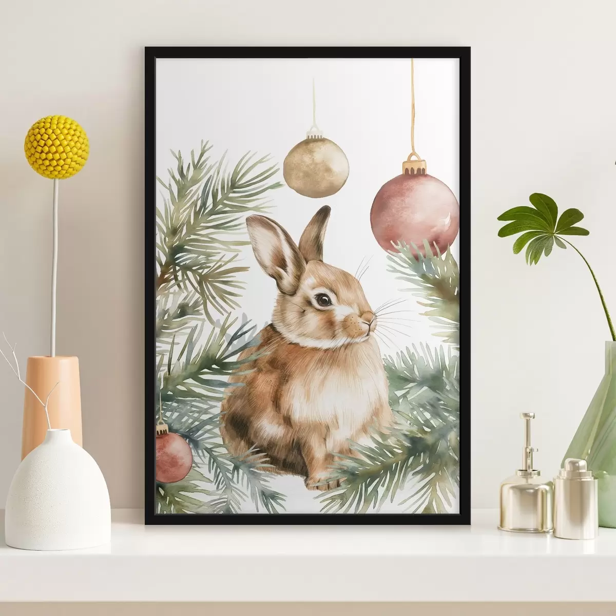 Poster Nieuwjaarshaasje f46603