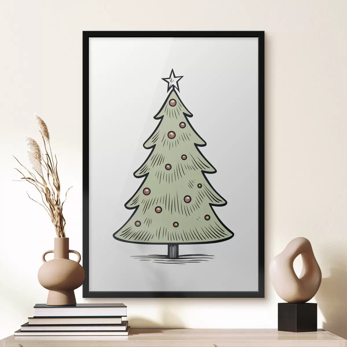 Affiche sapin de Noël f46616