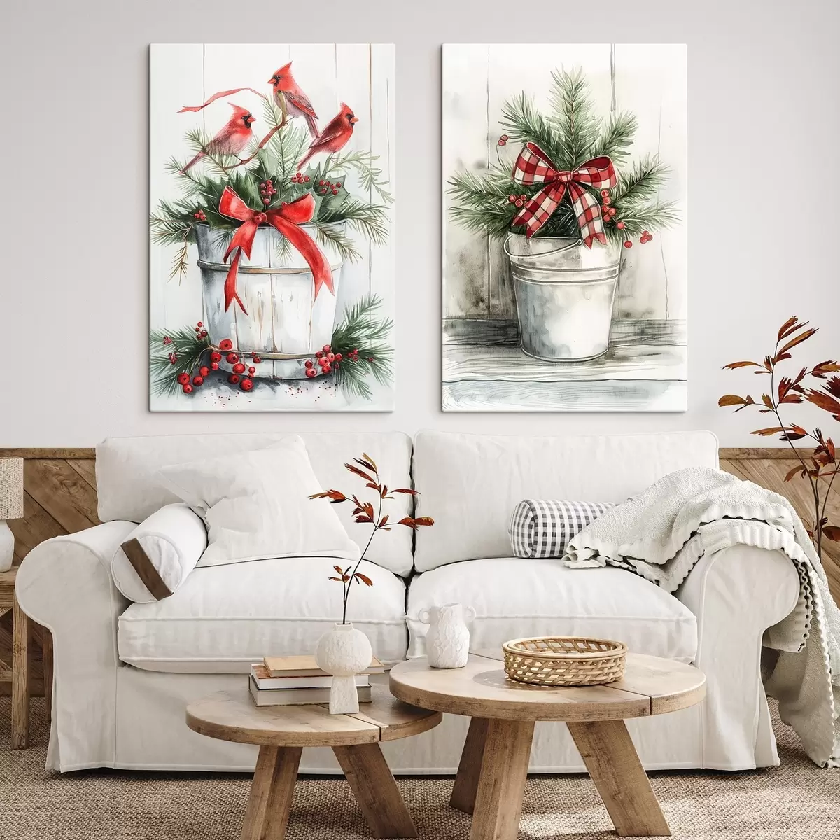  Peintures Pots de Noël m00959