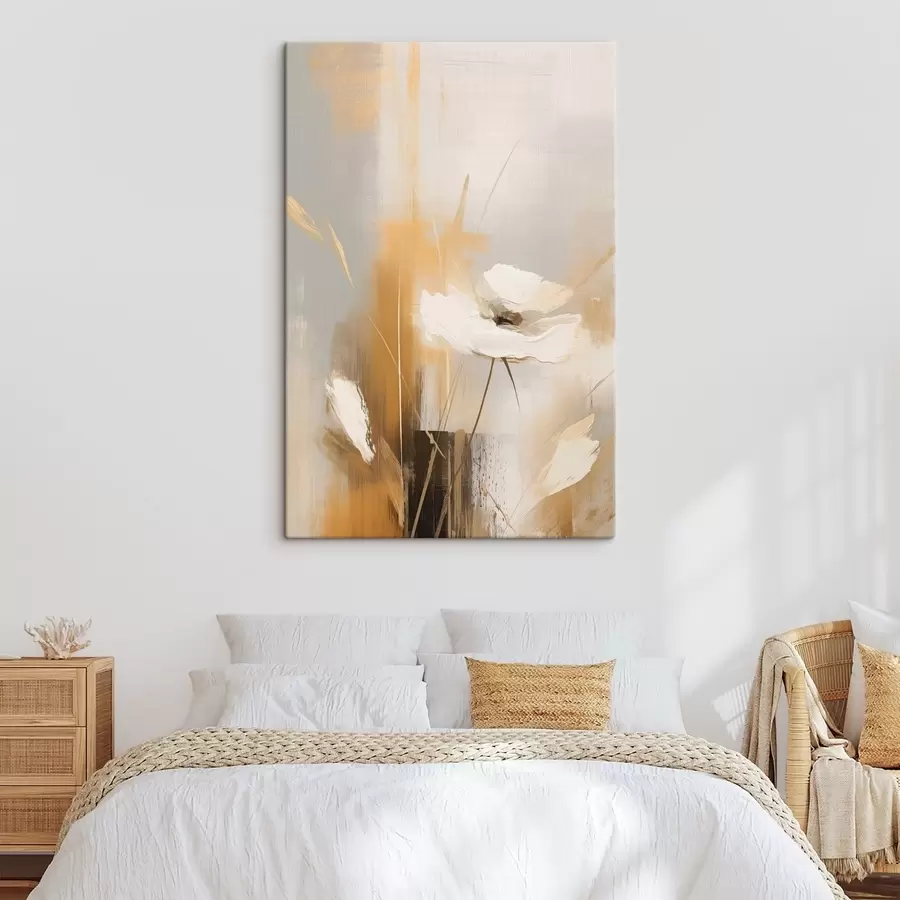  Schilderijen Abstracte wilde bloem s46453