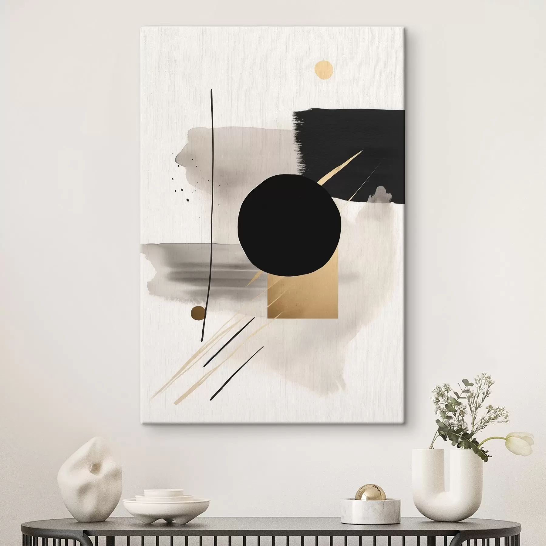  Peintures Abstractions avec des formes s46572