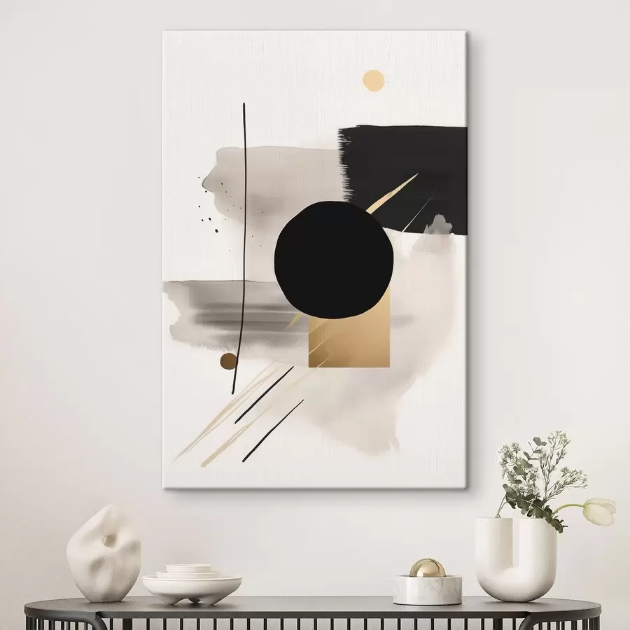  Peintures Abstractions avec des formes s46572