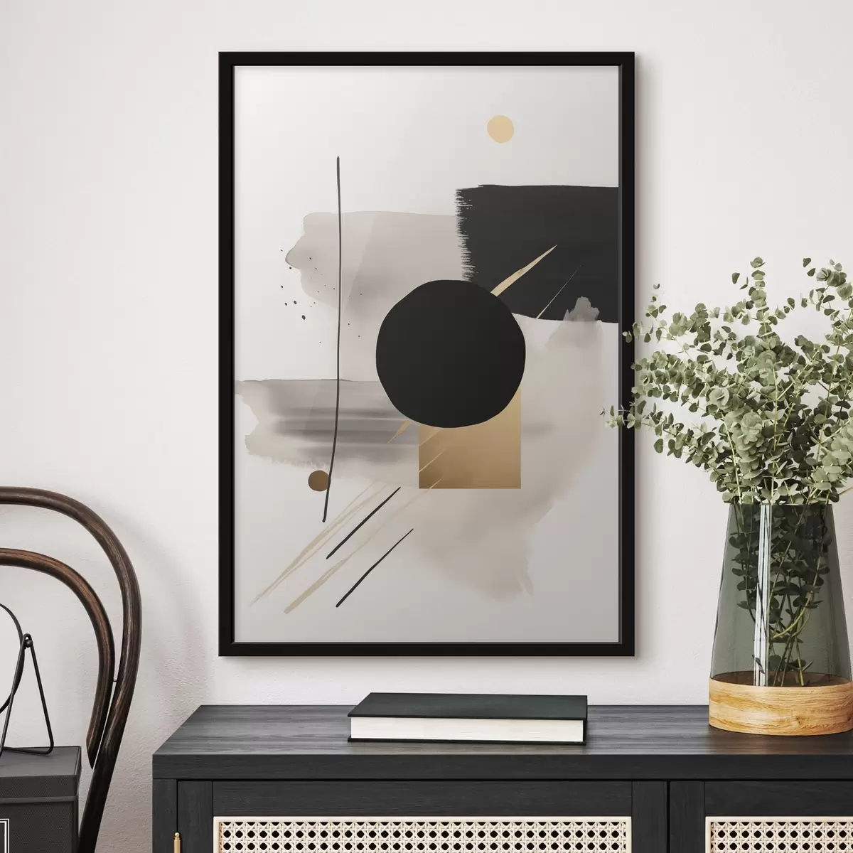 Poster Abstracties met vormen f46572