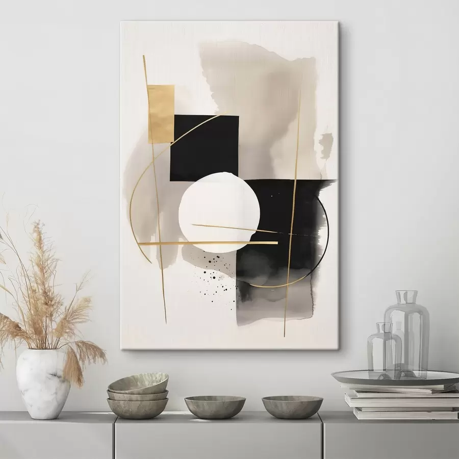  Peintures Abstractions avec des formes s46573