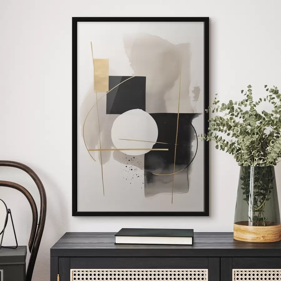 Papier peint photo Abstractions avec des formes f46573