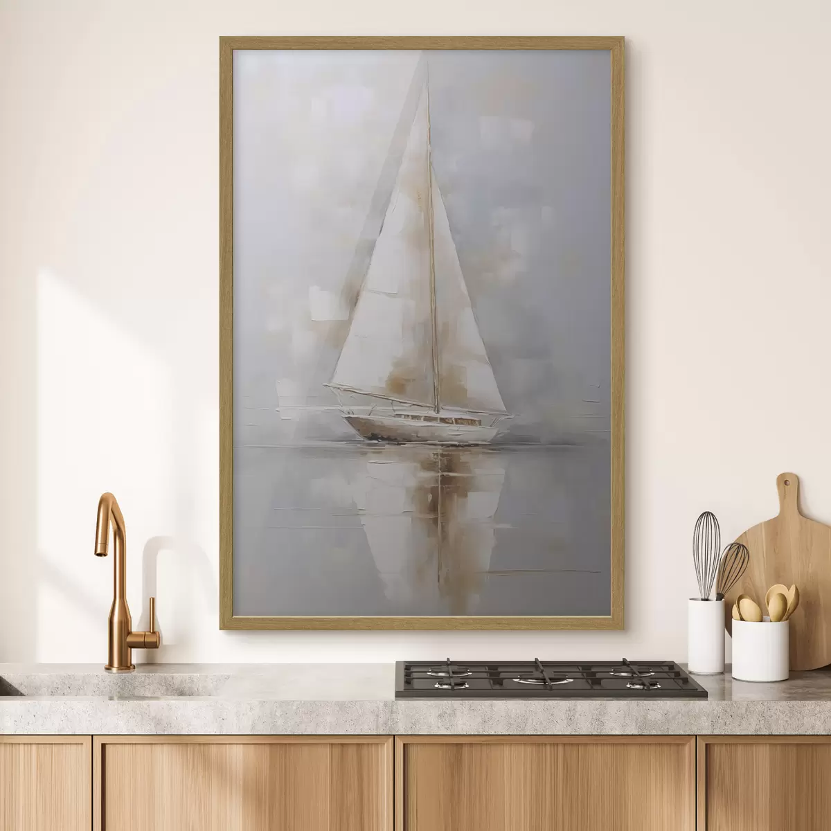 Affiche Peinture imitation voilier f46677
