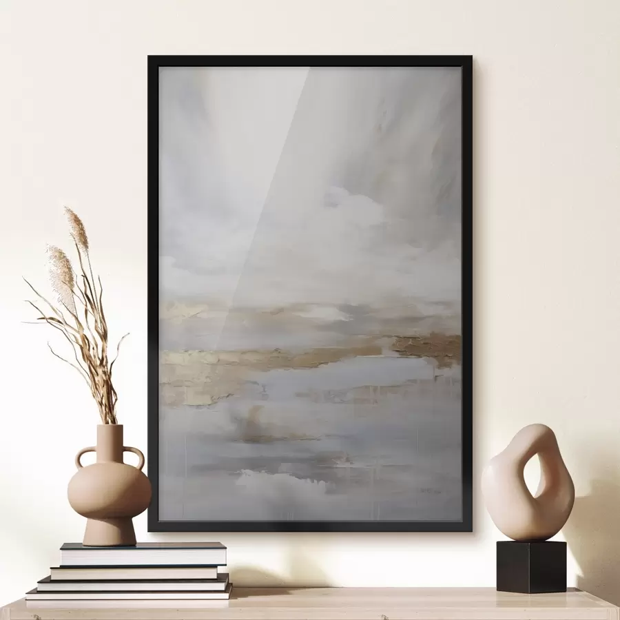 Papier peint photo Composition abstraite imitant la peinture f46678