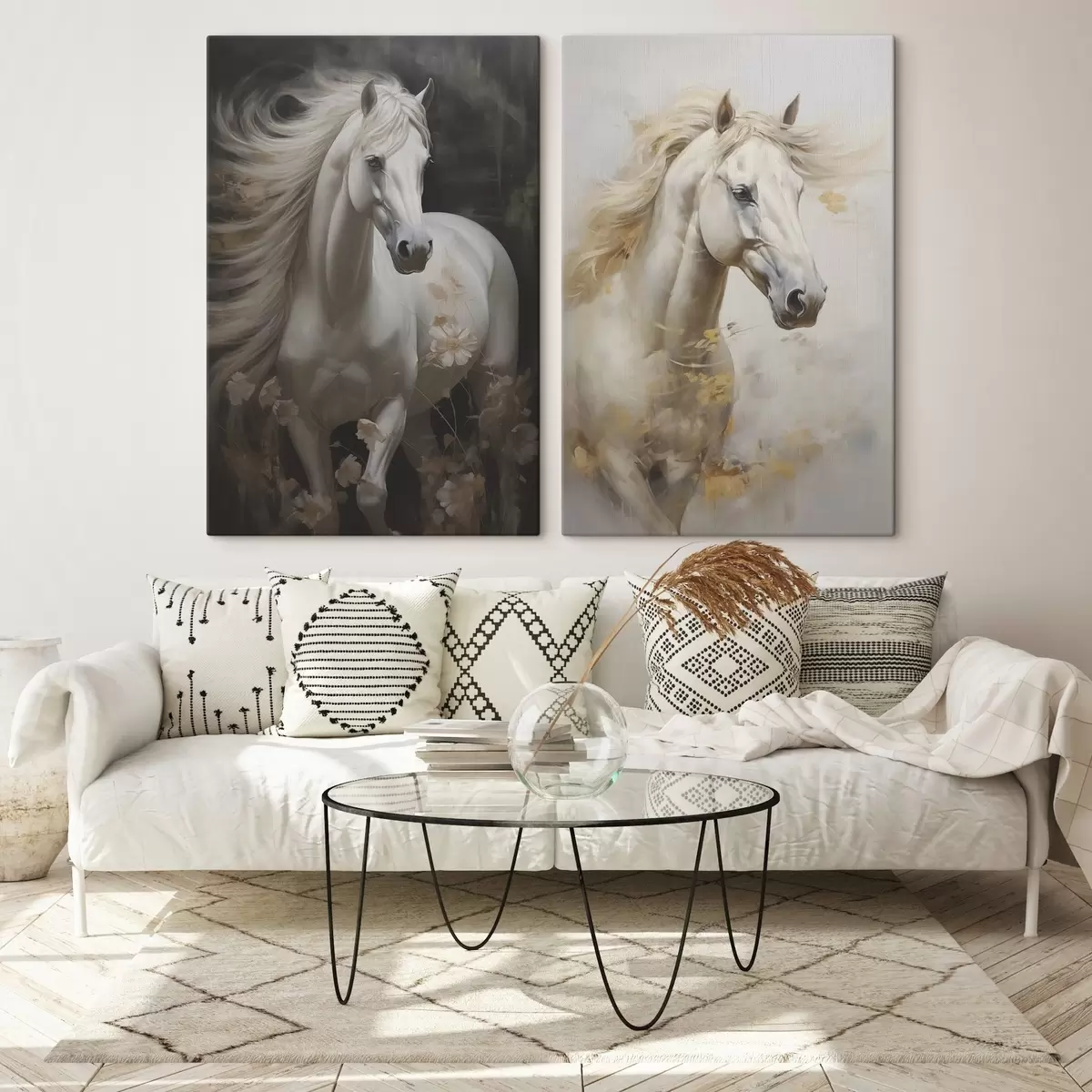  Peintures Imitation de peinture par un cheval m01000