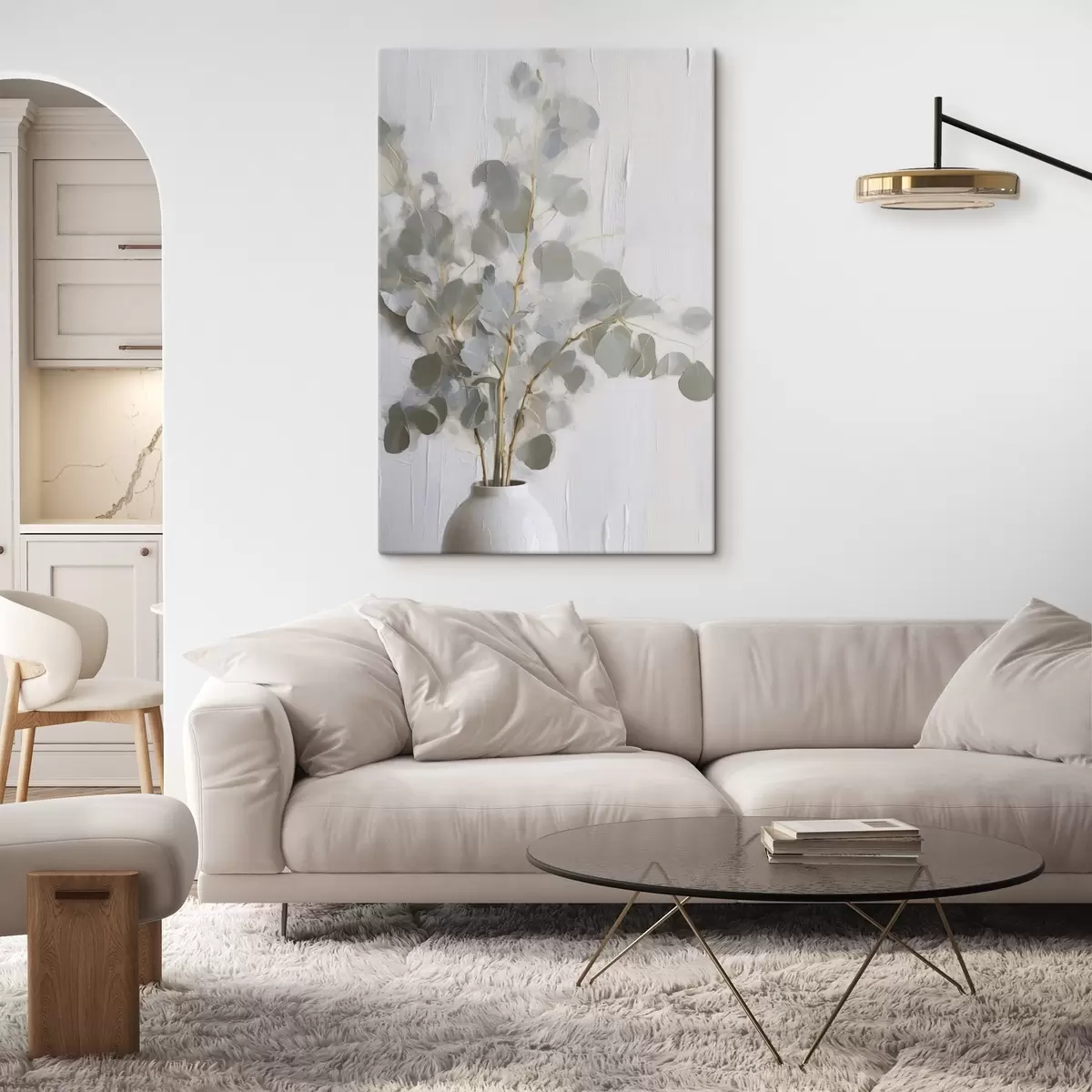  Schilderijen Takjes in een vaas imitatie schilderij s46719