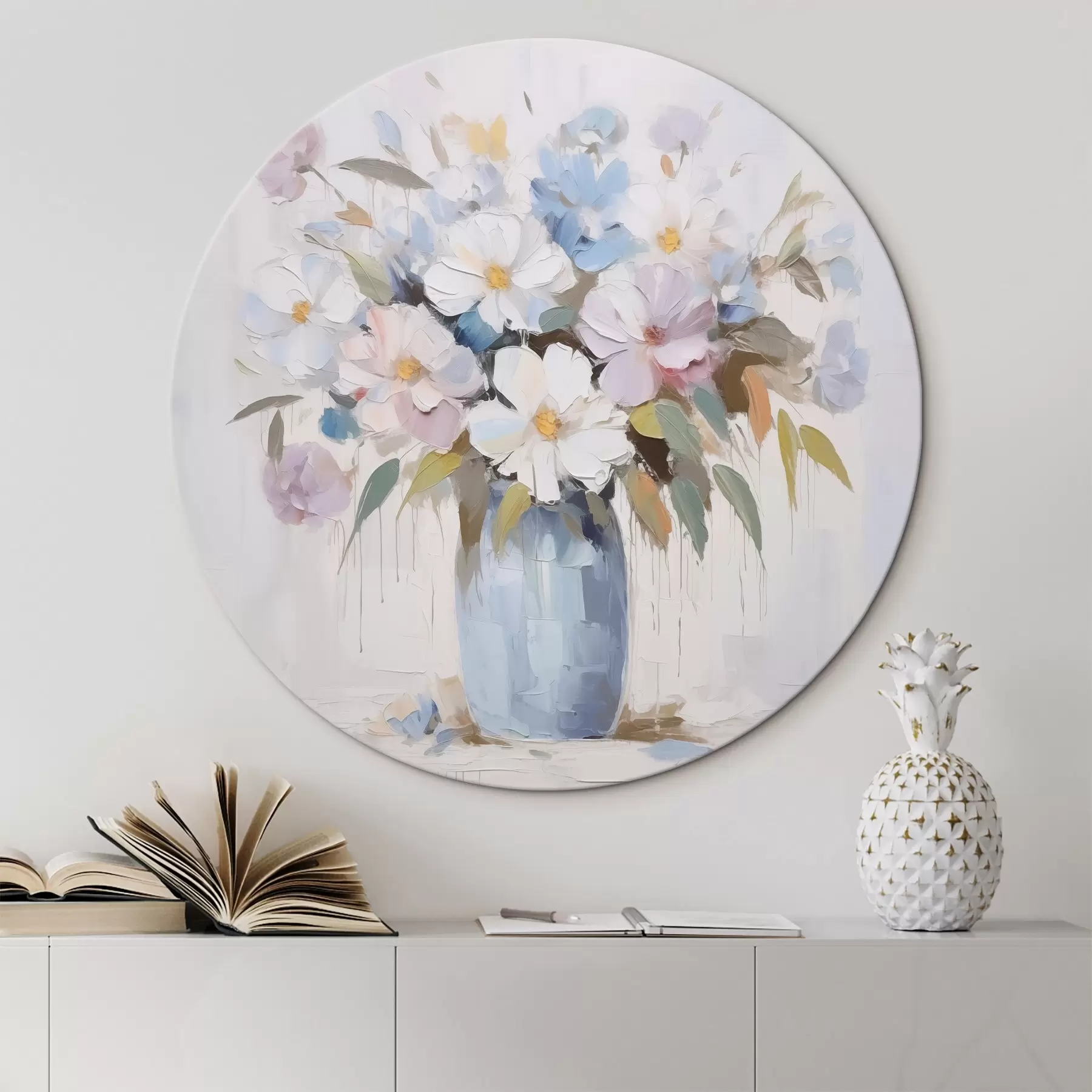  Schilderijen Bloemen in een vaas imitatie schilderij r46714