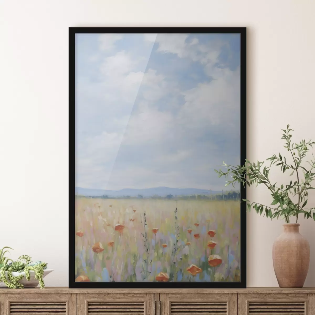 Affiche Peinture d'imitation sur le terrain f46715