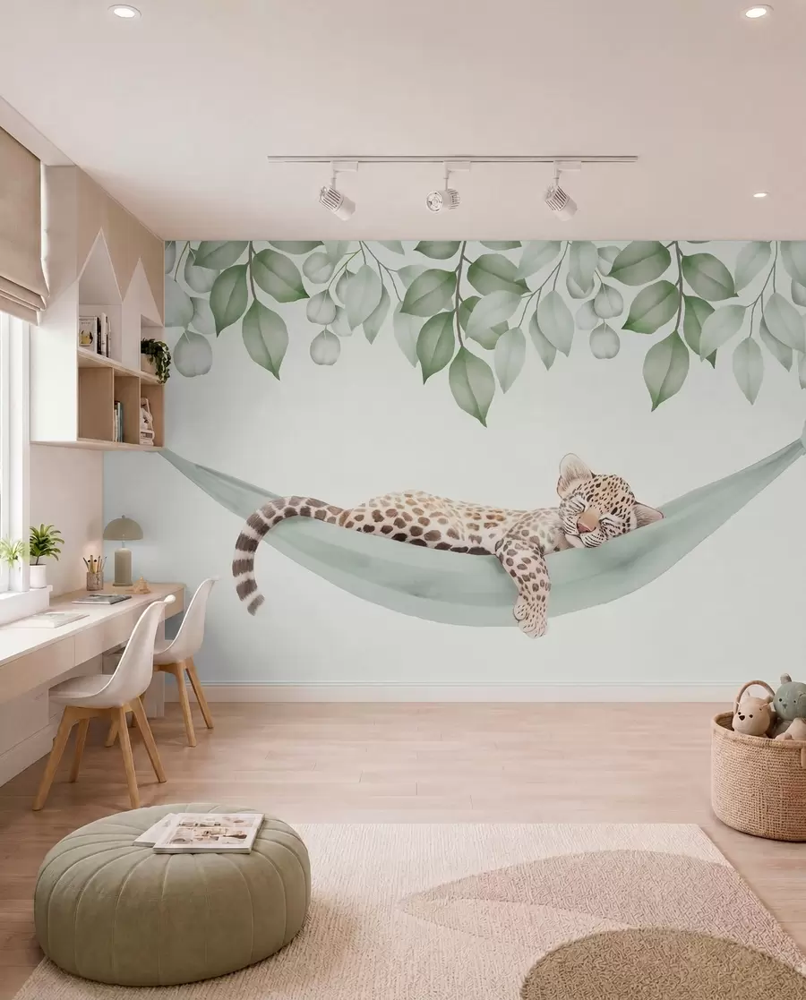 Fotobehang Luipaardensiësta w04881
