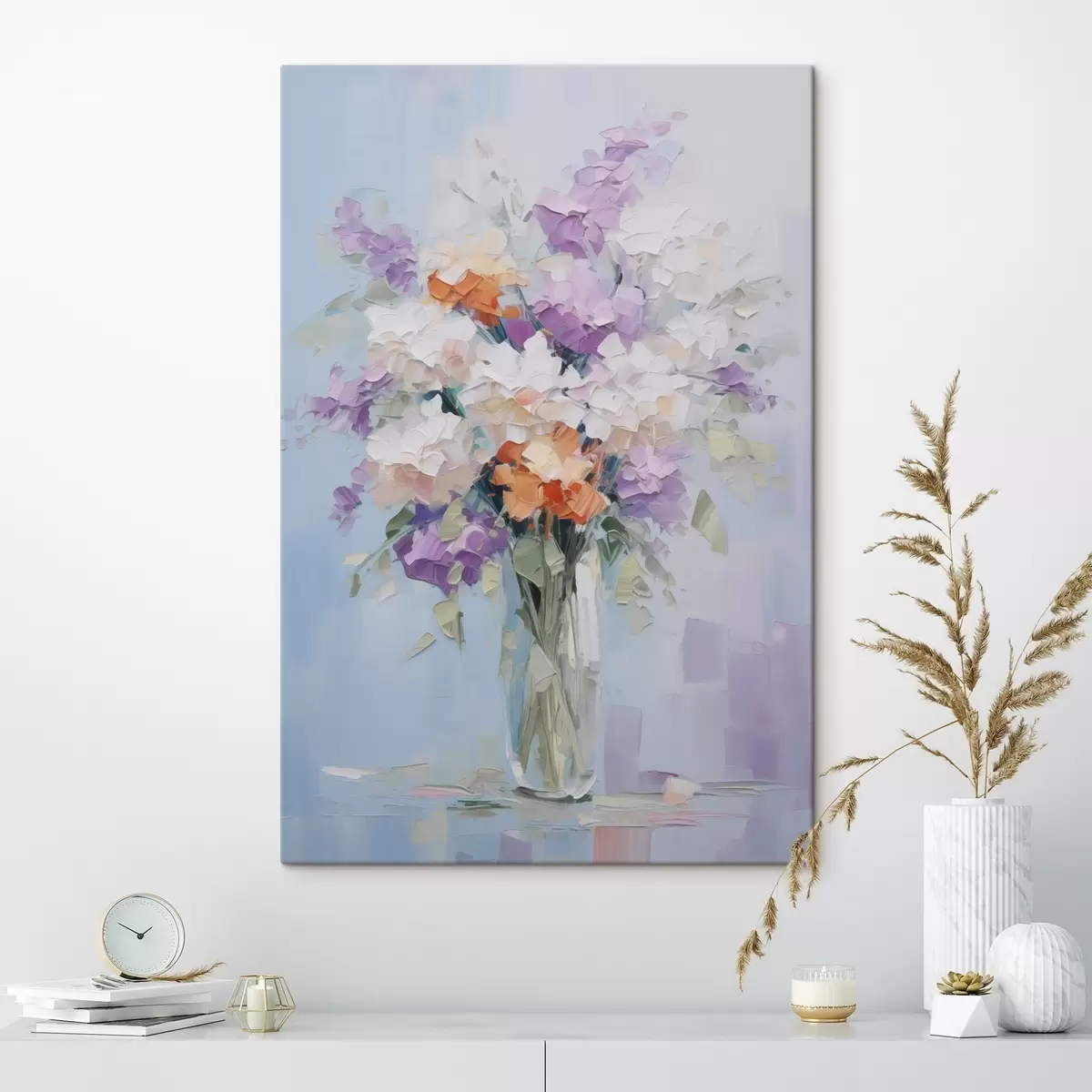  Peintures Bouquet dans un vase imitation peinture s46750